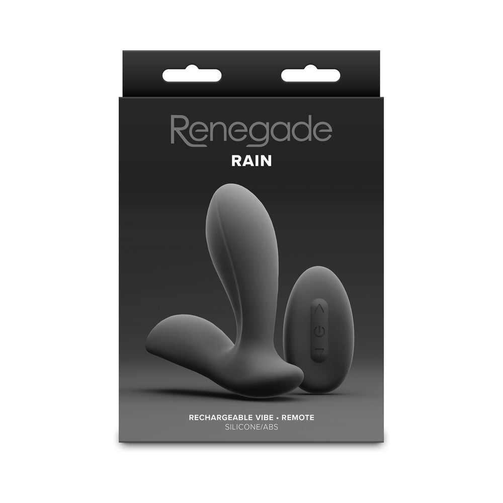 Renegade Rain Prostate Massager - Black